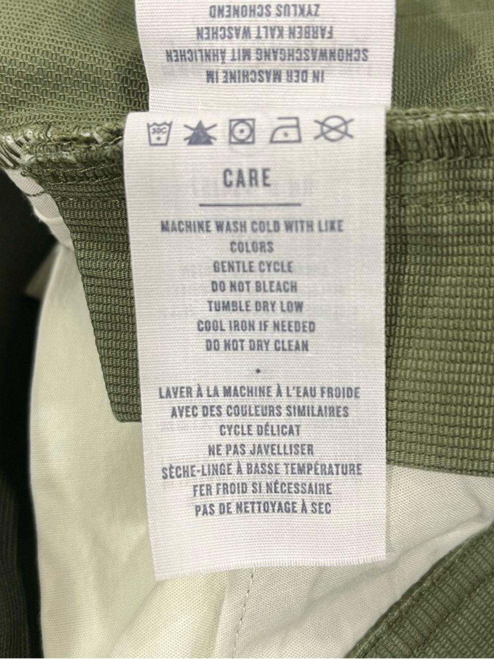 NWT United By Blue Organic Bedford Cord Overall in Cypress - Picture 6 of 6